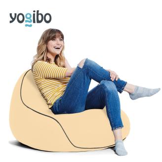 M349-3　ビーズクッションYogibo Lounger(ヨギボー ラウンジャー)クリームホワイト