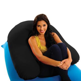 M534-2 ビーズクッション Yogibo Support ヨギボー サポート ブラック クッション 椅子 ビーズソファ ソファ ビーズクッション ローソファ インテリア 家具 送料無料