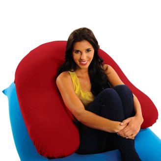 M534-14 ビーズクッション Yogibo Support ヨギボー サポート レッド クッション 椅子 ビーズソファ ソファ ビーズクッション ローソファ インテリア 家具 送料無料