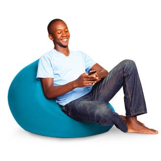 M536-1-15 ビーズクッション Yogibo Mini(ヨギボー ミニ) アクアブルー クッション 椅子 ビーズソファ ソファ ビーズクッション ローソファ インテリア 家具 送料無料