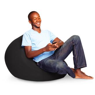 M536-1-2 ビーズクッション Yogibo Mini(ヨギボー ミニ) ヨギボー ブラック クッション 椅子 ビーズソファ ソファ ビーズクッション ローソファ インテリア 家具 送料無料