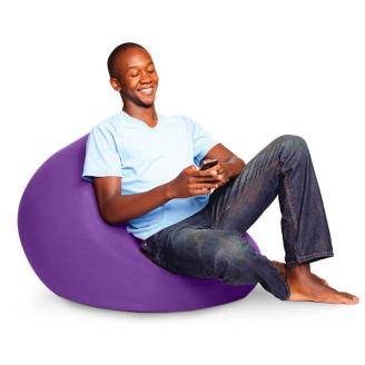 M536-1-4 ビーズクッション Yogibo Mini(ヨギボー ミニ) パープル クッション 椅子 ビーズソファ ソファ ビーズクッション ローソファ インテリア 家具 送料無料