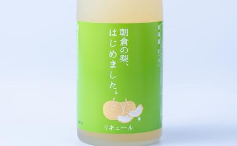 梅酒 梨梅酒 朝倉の梨はじめました。500ml×2本
