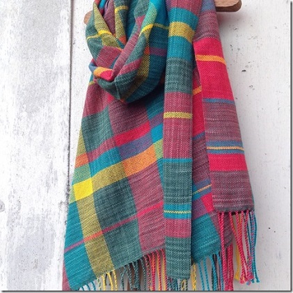 ito to iro 手染め・手織り仕上「ストール」メリノウール100%ストール【2】