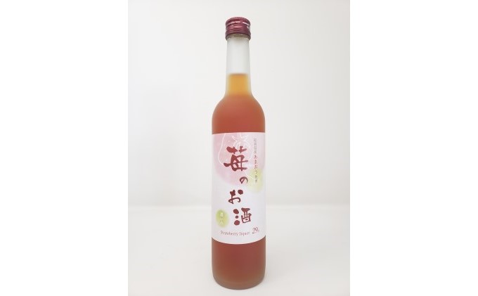 【数量限定】濃いめのお酒 飲み比べ 500ml×2本セット（苺のお酒/梅のお酒）