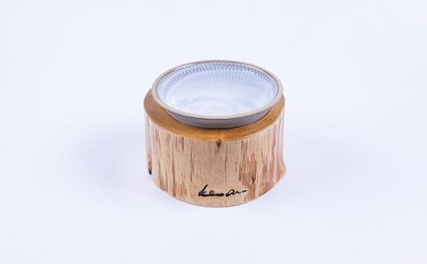 ペットフードボウル：白色