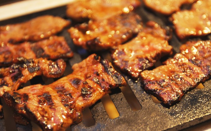 井上牧場 朝倉和牛　牛カルビ焼肉用 　400g ※配送不可：離