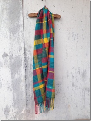 ito to iro 手染め・手織り仕上「ストール」メリノウール100%ストール【2】