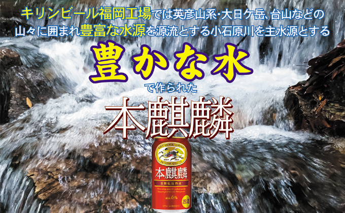 キリン 本麒麟 350ml 48本 24本×2ケース 福岡工場産