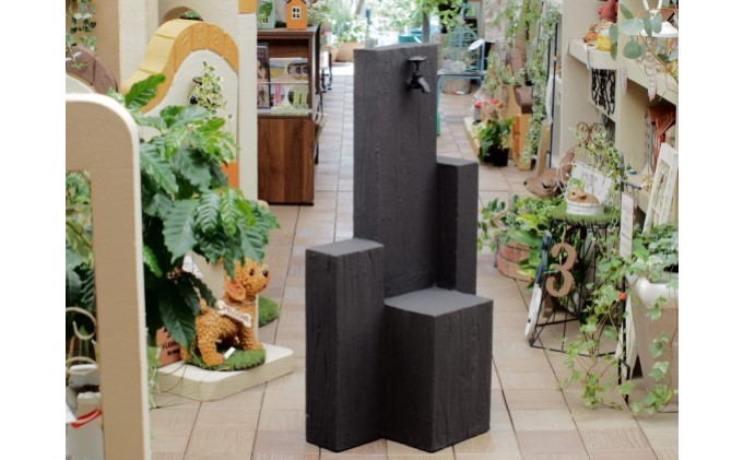 枕木風 飾り台 1個（FW）【配送不可：北海道・沖縄・離島】