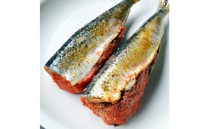 いわし明太 ピリ辛 6尾 福岡名物 辛子明太子をイワシに詰め込みました。唐辛子好きな辛党の方に 配送不可 離島