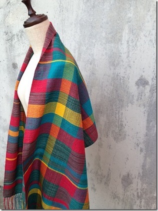ito to iro 手染め・手織り仕上「ストール」メリノウール100%ストール【2】