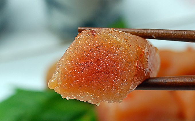 明太子 無着色 辛子明太子 1kg 1本物 化粧箱 包装紙付 配送不可 離島