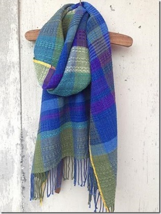 ito to iro 手染め・手織り仕上 メリノウール100％　ストール【5】