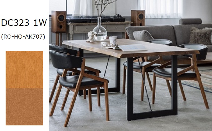 ナガノインテリア ダイニング チェア 『CORONA』 DC323-1W