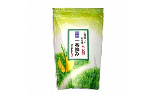 E5【12ヶ月定期便】毎月お届け 工場直出し 八女茶 一番摘み 合計4.08kg（170g×2袋×12回） 1回あたり 合計340g（170g×2袋） 緑茶 煎茶 お茶 茶葉