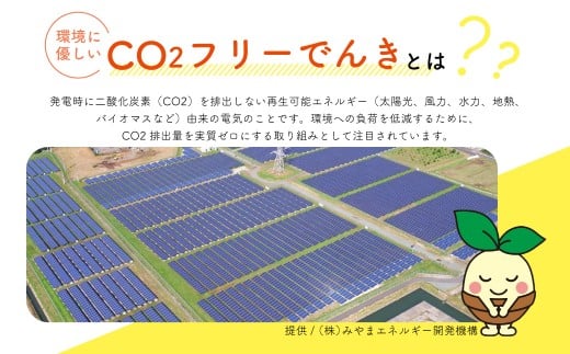 みやま市産 CO2 フリーでんき （2,500円×5ヶ月分）