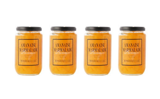 A82 甘夏みかん マーマレード 400g×4本 瓶入り みかん 柑橘 ジャム