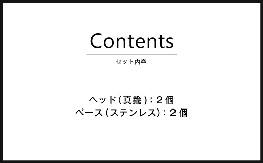 D7  カフリンクスレギュラー（真鍮）