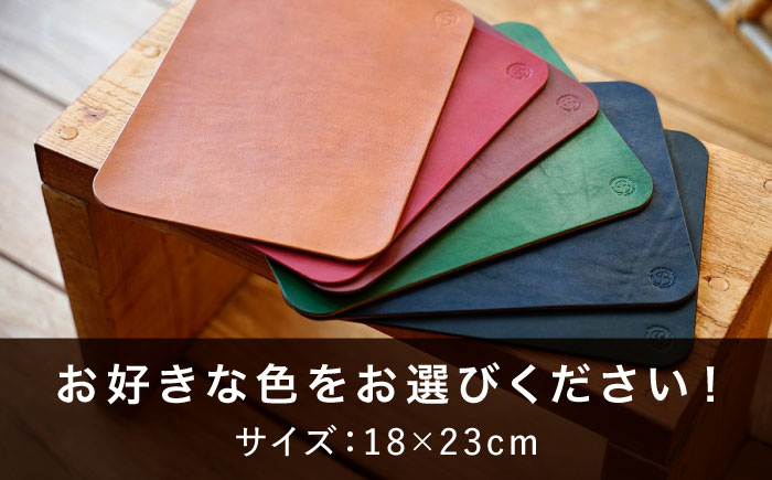 【経年変化を楽しむ】本革 マウスパッド(Lサイズ)  革 PC用品 糸島市 / BLESS [AAA031]