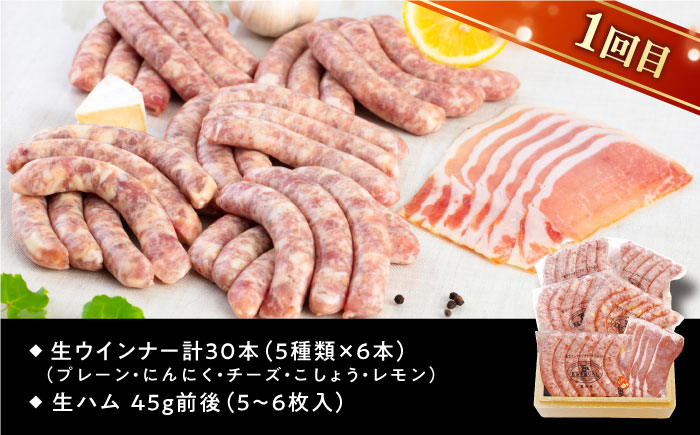 【全3回定期便】糸島手造りハムのバラエティ定期便 /ハム/ソーセージ/ウインナー【糸島手造りハム】 [AAC009] ウインナー 生ウインナー ウインナーセット ウインナー詰め合わせ ウインナーギフト ウインナー人気 ウインナーおすすめ ハム ハムセット ハムギフト ハムおすすめ ソーセージセット ソーセージ ソーセージギフト ソーセージおすすめ