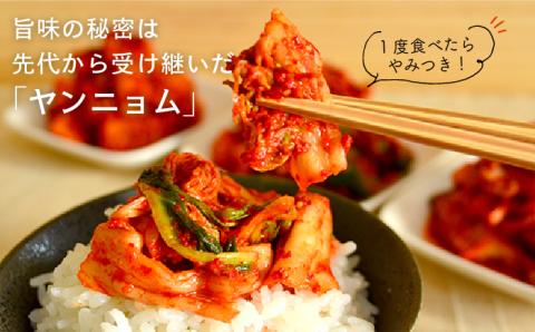 玉家のキムチセットB（白菜、葱、胡瓜、大根）【玉家のキムチ工房】 【いとしまごころ】 [AAE002]