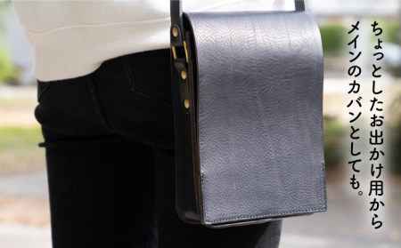 マグネットフラップ の ショルダーバッグ 糸島市 / LADIES&GENTLEMEN 鞄 レザー [ADK038]