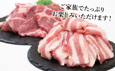 糸島豚の焼肉セット1.6kg（肩ロース800g/バラ800g）糸島市 / JA糸島産直市場 伊都菜彩 [AED004]