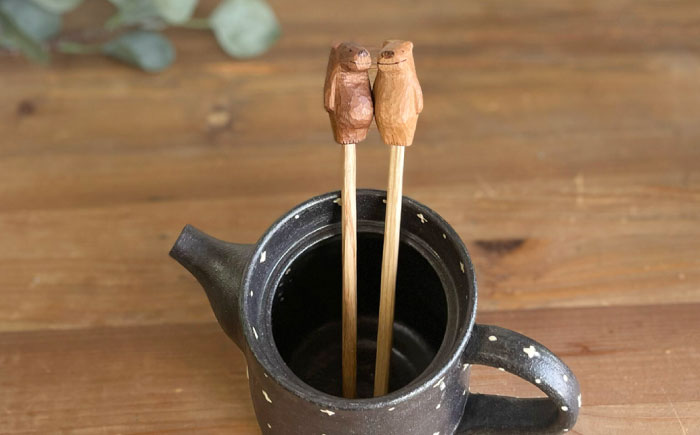 しろくまのマドラー 糸島市 / しろくも工房 【いとしまごころ】 マドラー カトラリー [AEO008]