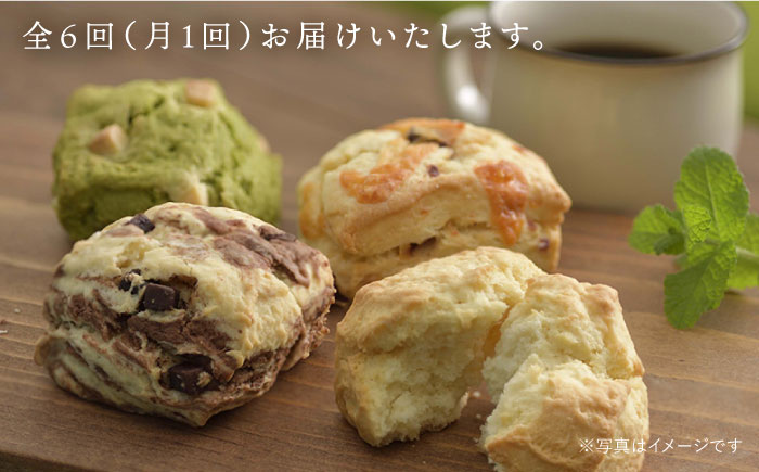 【全6回定期便】【 ご自宅用 】 おすすめ スコーン 10個 ＋ キナフク ブレンド 3PACK セット 糸島市 / スコーン専門店キナフク [AFA019]
