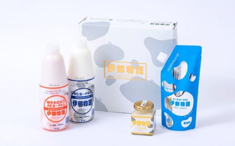 【年内発送】【伊都物語】牧場の朝コンパクトあまおうセット（のむヨーグルト、のむヨーグルトあまおう、たべるヨーグルト、ミルクジャム） [AFB013]