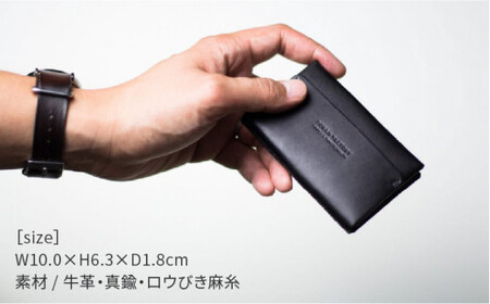 DURAM カード ケース 2ポケット / 名刺入れ 本革 レザー 16009 糸島 / Duram Factory ドゥラムファクトリー [AJE028] レザー 革 革製品