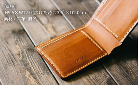 DURAM クラシック 二つ折り 財布 / 2つ折り 革 レザー 9001 糸島 / Duram Factory ドゥラムファクトリー [AJE053]