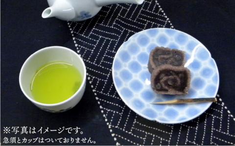 和紙染め幾何学紋5寸皿 [AKB019]