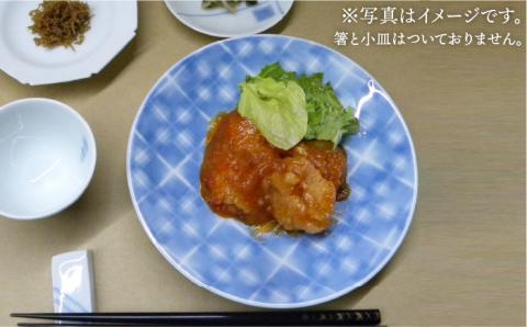 和紙染め 幾何学紋6寸皿 [AKB020]