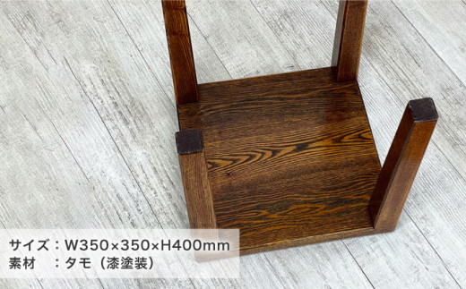 スツール スクエア 《糸島》【家具工房 陽寛（池園陽寛）】 【いとしまごころ】[ANZ004]