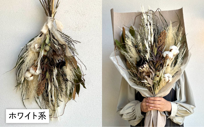 ドライフラワースワッグ Lサイズ《糸島》【tokohana】 [AOC024]