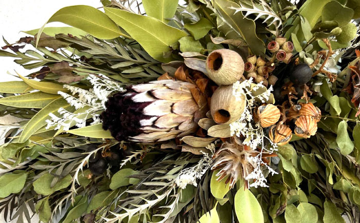 プロテアニオベのタペストリー（Lサイズ）　糸島市 / tokohana ドライフラワー アレンジ [AOC029]