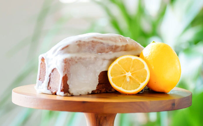 レモン 香る ザラメの レモンケーキ 糸島市 / round coffee お菓子 洋菓子 [AQQ001]