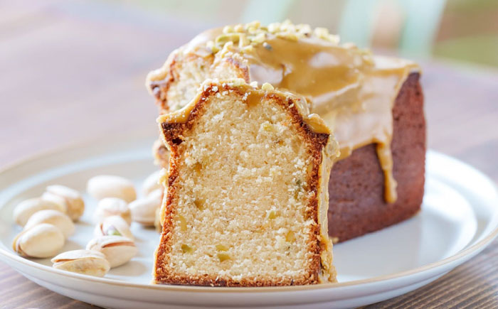 焦がし バター と ピスタチオ の ケーキ 糸島市 / round coffee お菓子 洋菓子 [AQQ003]