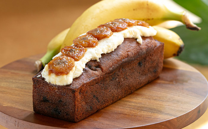 米粉 の バナナ ケーキ 糸島市 / round coffee お菓子 洋菓子 [AQQ009]