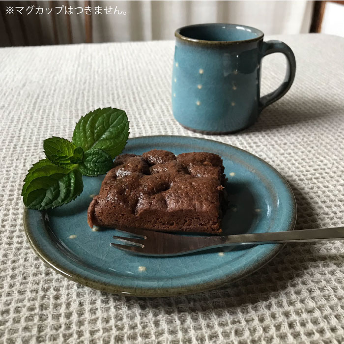 青磁水玉五寸皿 5枚セット≪糸島≫【うつわと手仕事の店 研】器/陶器/食器/手作り/クラフト [ARD024]