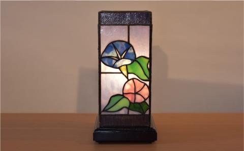 ステンドグラスミニ行燈SL-6≪アトリエエトルリア≫照明/インテリア/工芸品/糸島市 [ARF005]