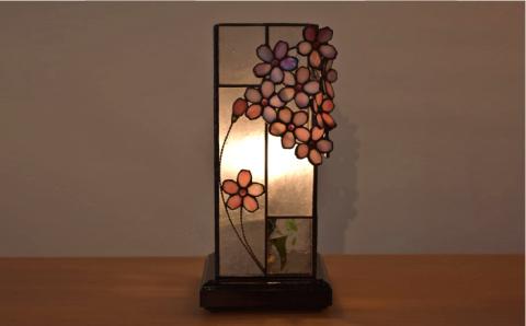 ステンドグラスランプSL-7 ≪アトリエエトルリア≫照明/インテリア/工芸品/糸島市 [ARF006]