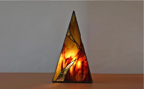 ステンドグラスランプSL-9≪アトリエエトルリア≫照明/インテリア/工芸品/糸島市 [ARF008]