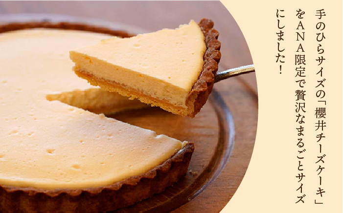 【ANA限定】いとしまチーズケーキ プレミアムホール7号サイズ《糸島》【糸島手造り工房 爽風】 [ATA999]