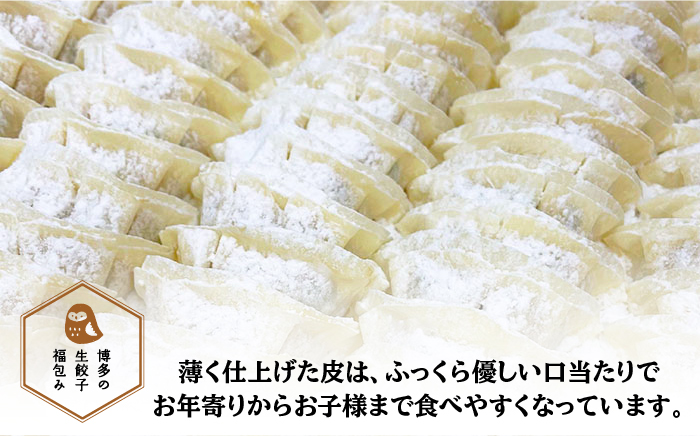 博多の生餃子 福包み（16個入り×5パック）≪糸島市≫【福包み】餃子/生餃子/華豚 [AUI006]