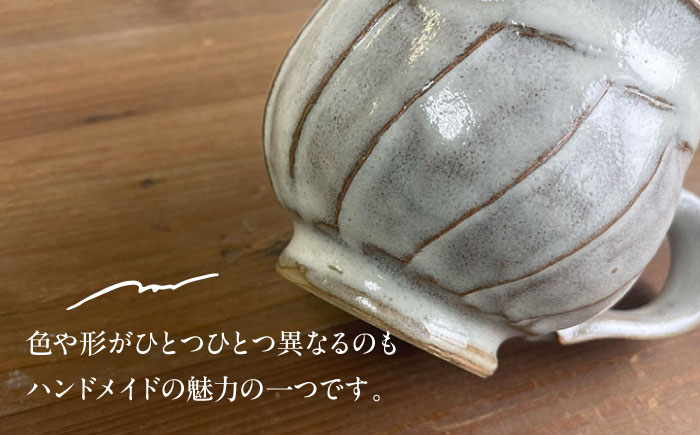 しのぎ コーヒー碗 丸 糸島市 / 桜窯（洞 裕次）　【いとしまごころ】 コーヒーカップ マグ [AXZ002]