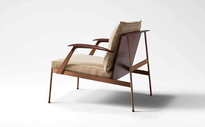 【Ritzwell】MERCURY LOUNGE CHAIR 肘ありタイプ [AYG059]