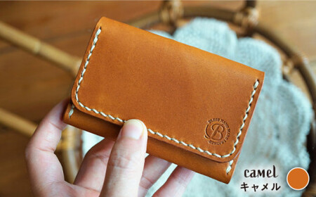 手縫いの本革製品 名刺入れ ≪糸島≫【BLESS】クラフト/オリジナル/レザー [AAA008]